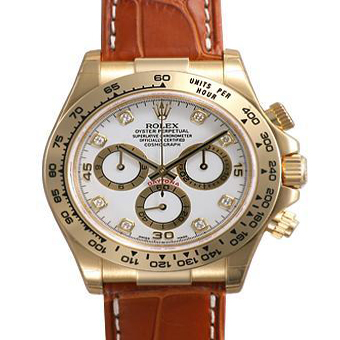 ROLEX ロレックス デイトナ コピー オイスターパーペチュアル 116518G クロノグラフ ホワイト